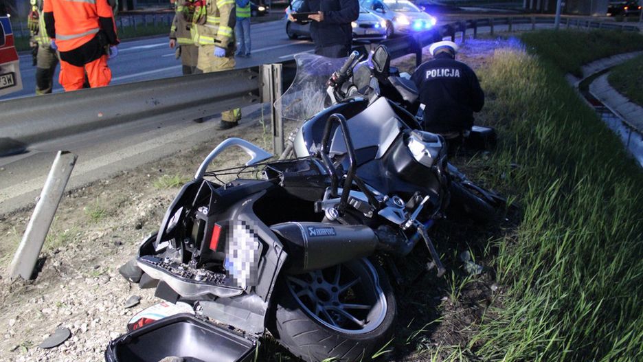 Warszawa i okolice. Coraz więcej śmiertelnych wypadków z udziałem motocyklistów.