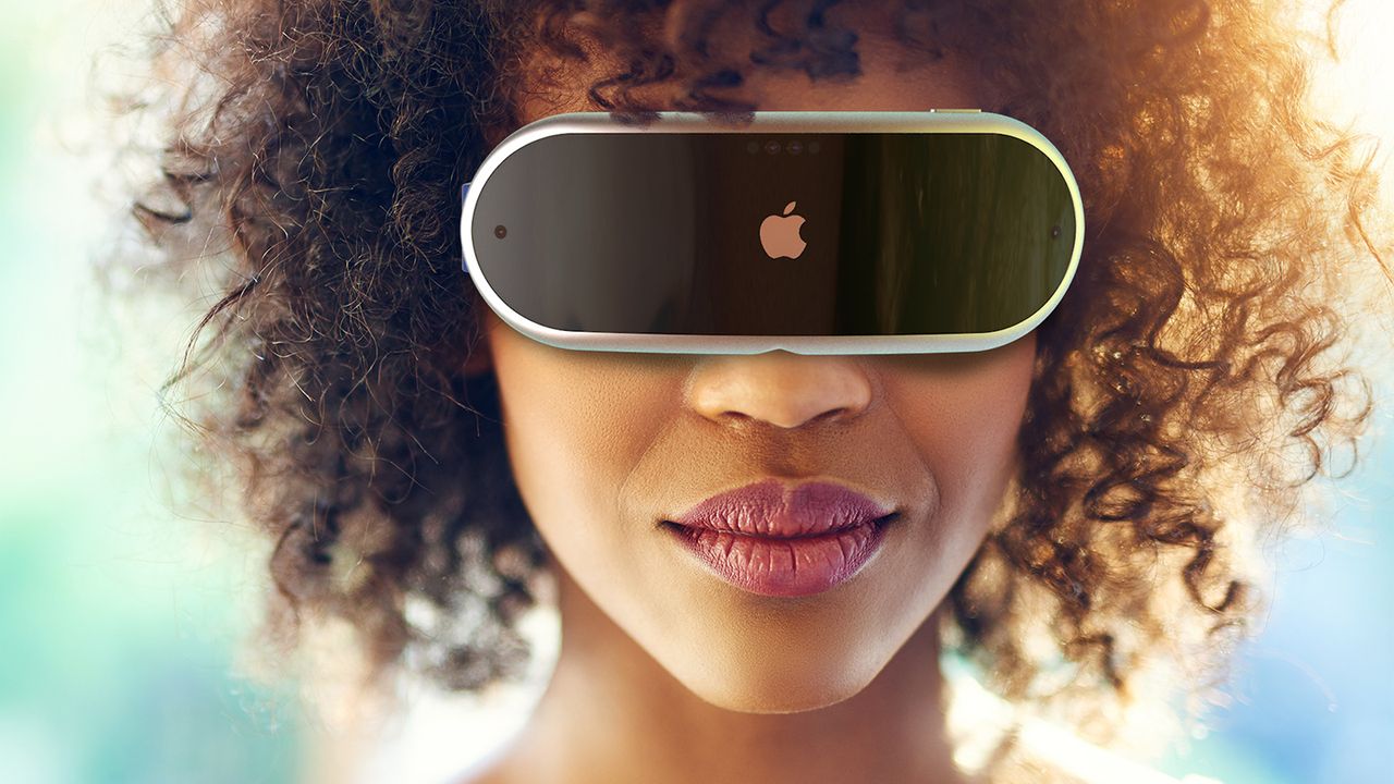 Wizualizacja gogli mieszanej rzeczywistości Apple'a