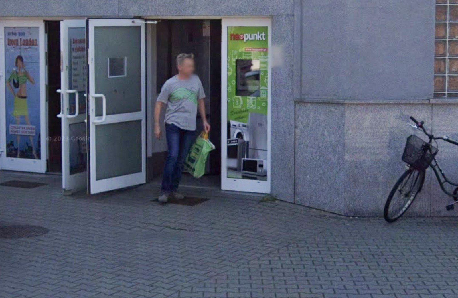 Mosina na zdjęciach w Google Street View.