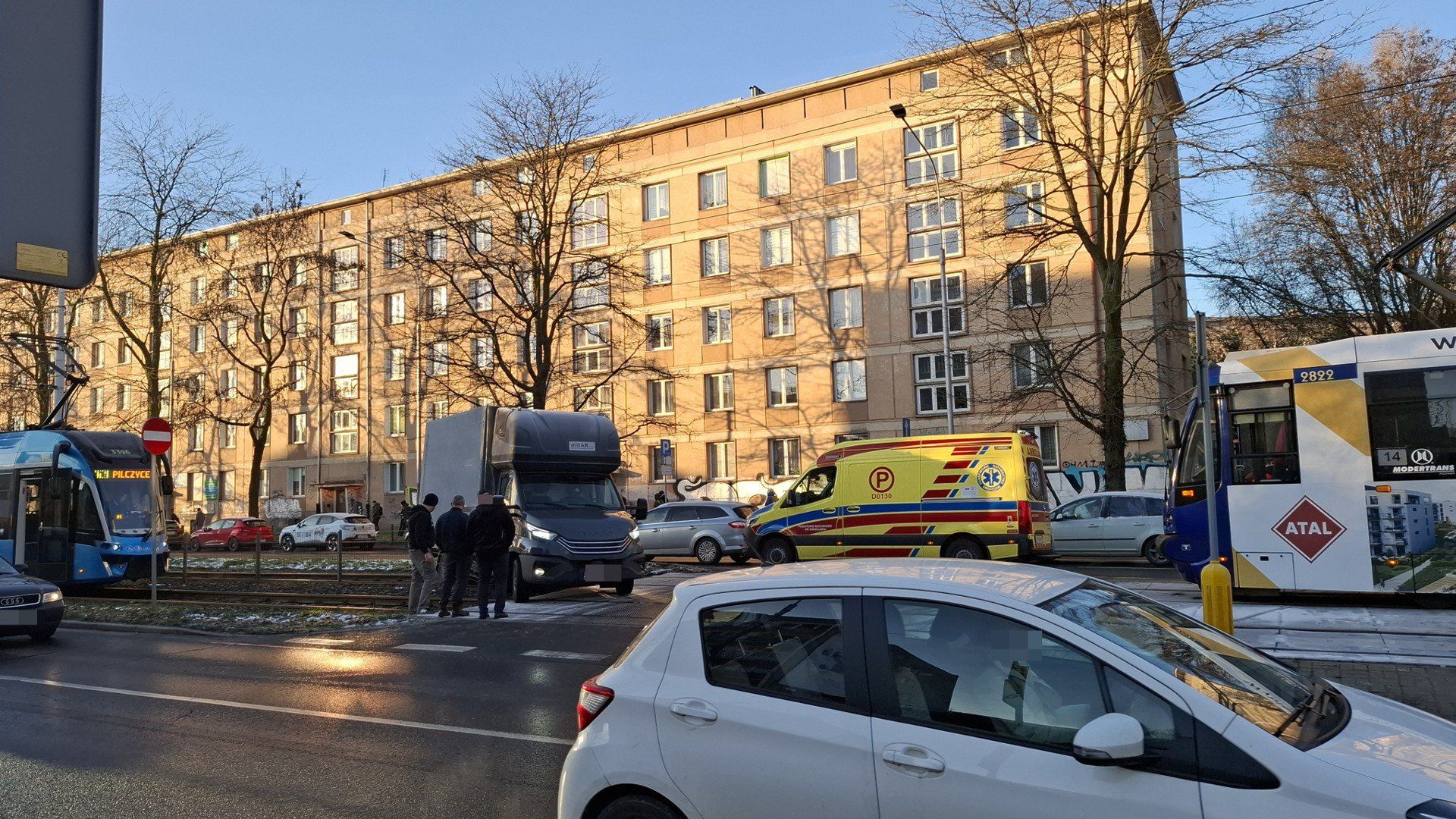 Wypadek w centrum Wrocławia