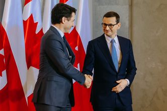 "Sankcje muszą być silne". Morawiecki rozmawiał z Trudeau o uniezależnieniu od Rosji