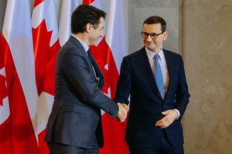 "Sankcje muszą być silne". Morawiecki rozmawiał z Trudeau o uniezależnieniu od Rosji