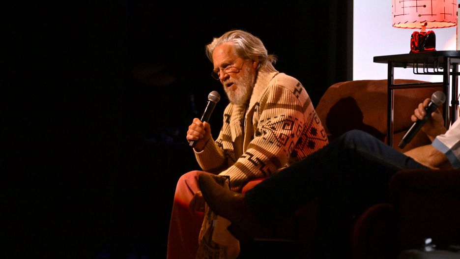 Jeff Bridges na specjalnym pokazie "Big Lebovsky" w kwietniu 202