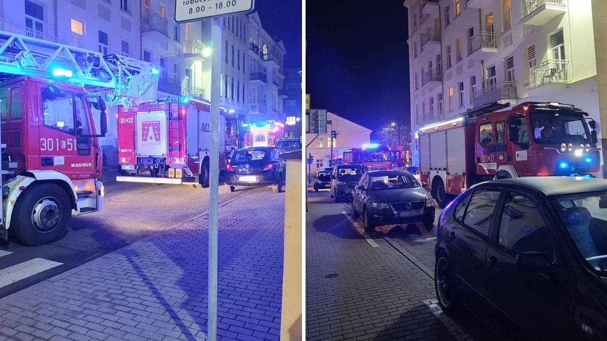 Pożar w mieszkaniu przy ul. Cichej
