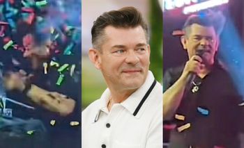 Wpadka podczas koncertu Zenka Martyniuka w Holandii. Maszyna od konfetti buchnęła mu w twarz i ZRUJNOWAŁA fryzurę (WIDEO)