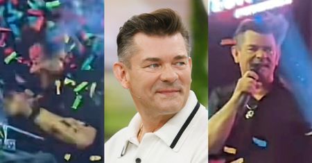 Wpadka podczas koncertu Zenka Martyniuka w Holandii. Maszyna od konfetti buchnęła mu w twarz i ZRUJNOWAŁA fryzurę