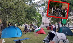 Emocje na uczelni. Studenci protestują, władze zamykają bramę