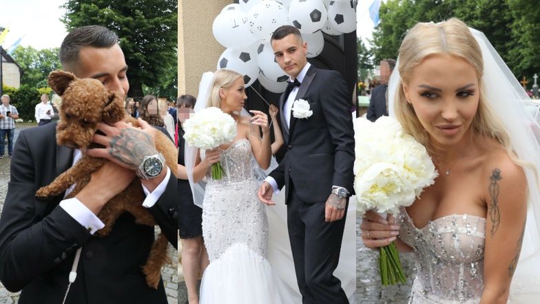 Jakub Kiwior wziął ślub z Claudią Kowalczyk