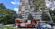 Szczepin: W wielopiętrowym bloku wybuchł pożar. Trwa akcja gaśnicza