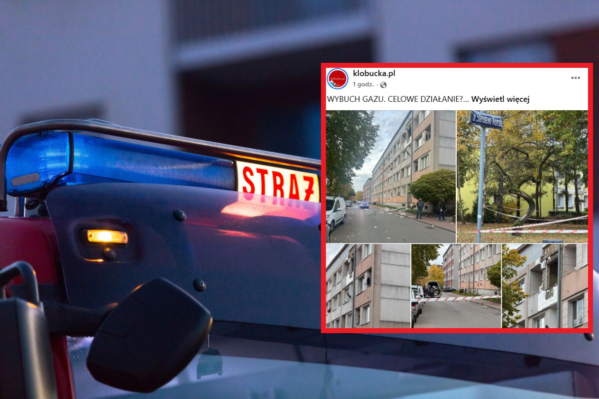 Wybuch gazu w bloku w Częstochowie. Policja szuka 66-letniego lokatora