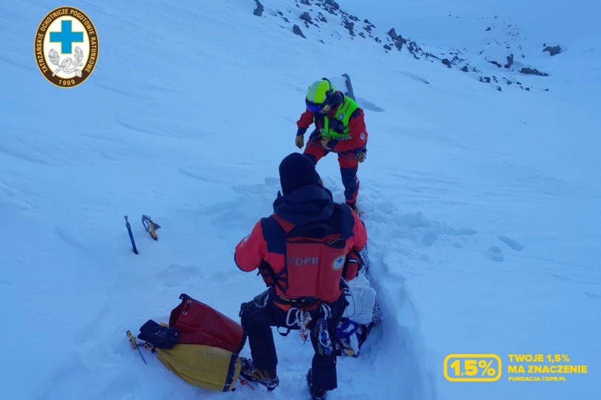 Śmiertelny wypadek na Orlej Perci. Nie żyje 20-latek. Podróżował samotnie
