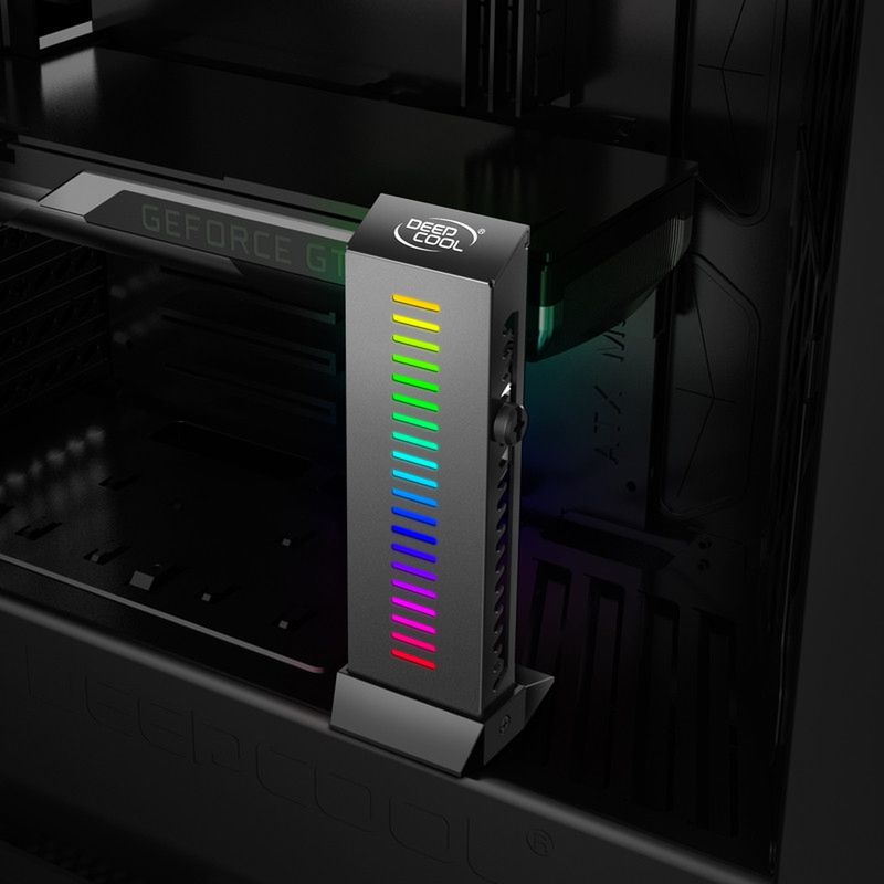 Deepcool GH-01 A-RGB. Podpórka RGB na masywne karty graficzne