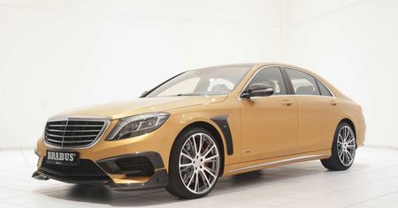 Brabus S63 AMG – satyna, złoto, włókno węglowe i prawie 1500 Nm