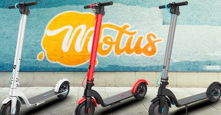 Hulajnoga elektryczna z wymiennym akumulatorem - Motus Scooty 8.5 Power