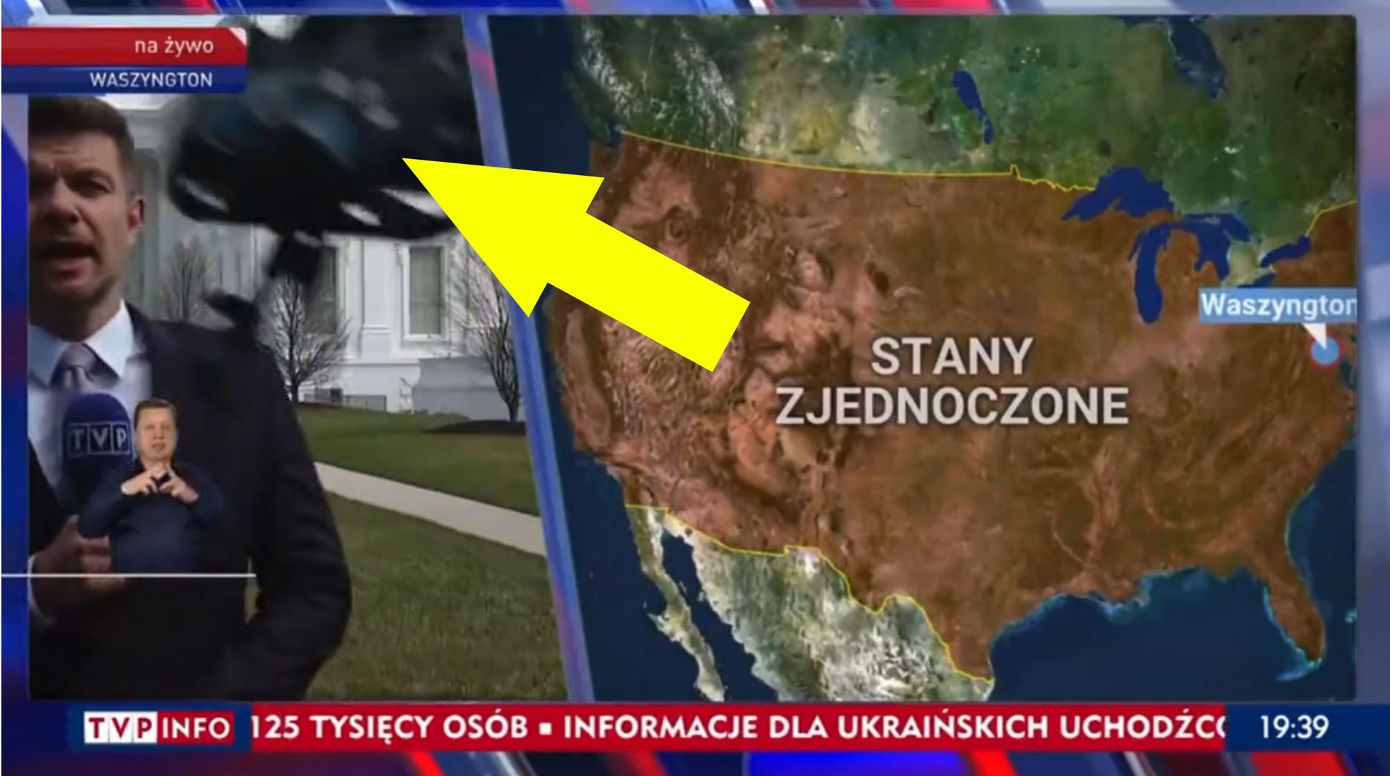 Rafał Stańczyk z "Wiadomości" TVP zachował zimną krew