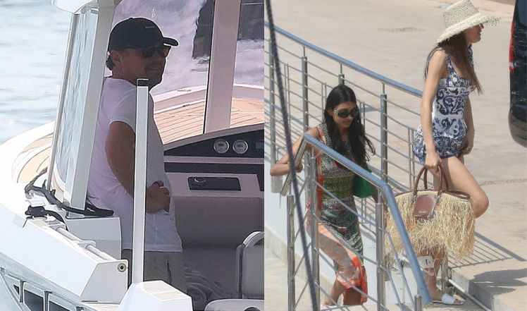 Leonardo DiCaprio przyłapany na jachcie w towarzystwie modelek