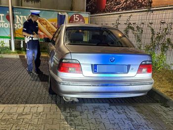 Lublin: Młody drifter w BMW za swoje popisy uzbierał 42 punkty. Musiał też oddać dowód