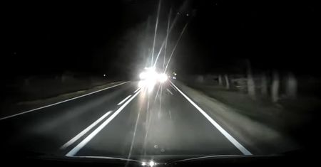 Nagranie z kamerki radnego. O włos od tragedii