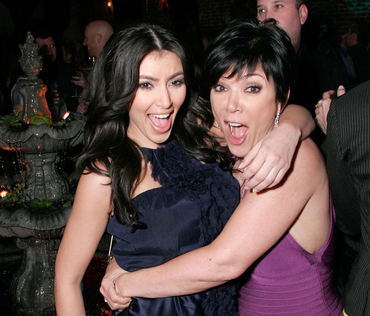Kim i Kris Kardashian w 2008 r.