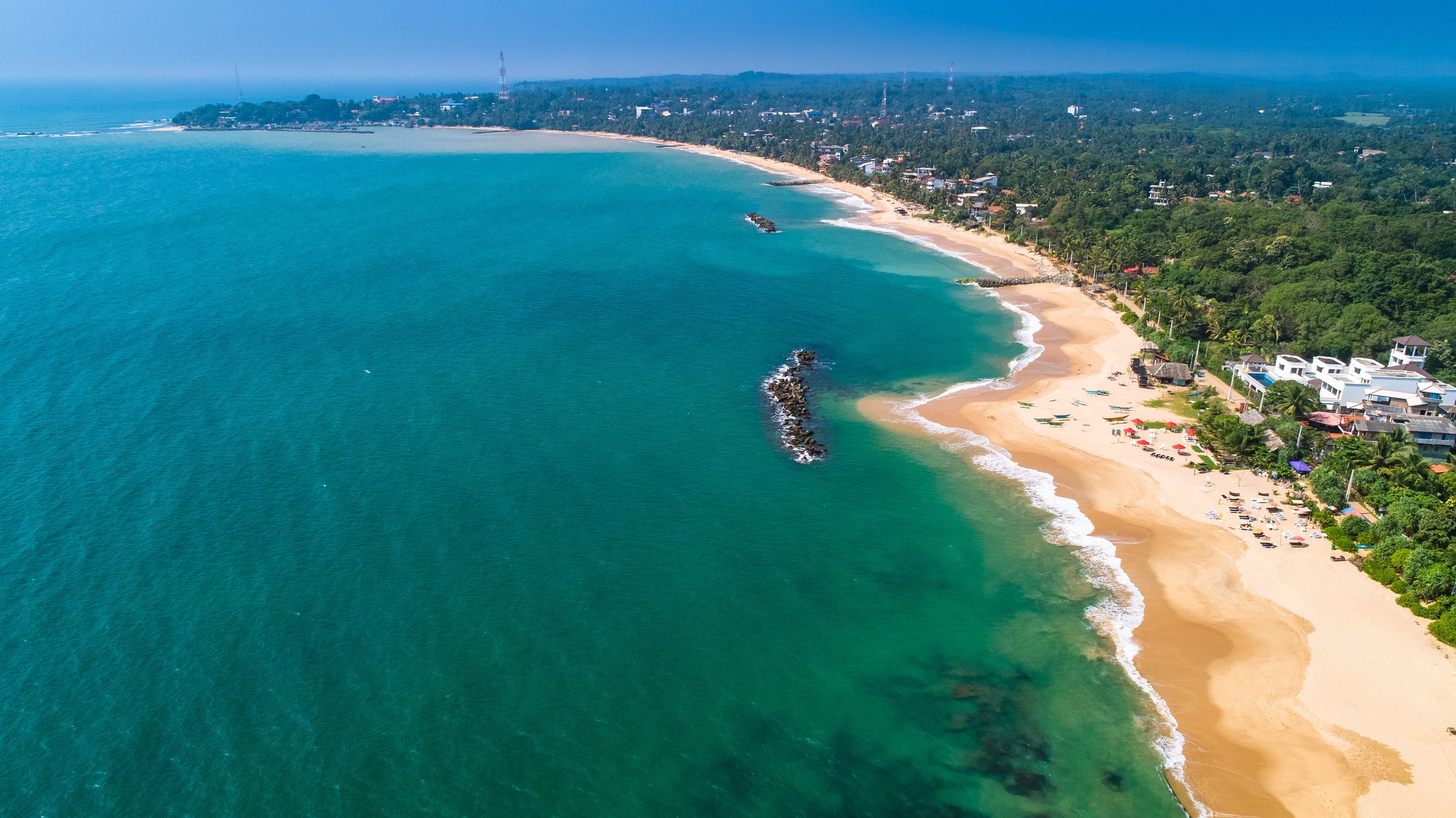 Plaże na Sri Lance są urokliwe