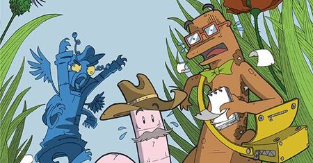 "Niesamowity Szerlok Worms i niebieskie monstrum" - recenzja komiksu