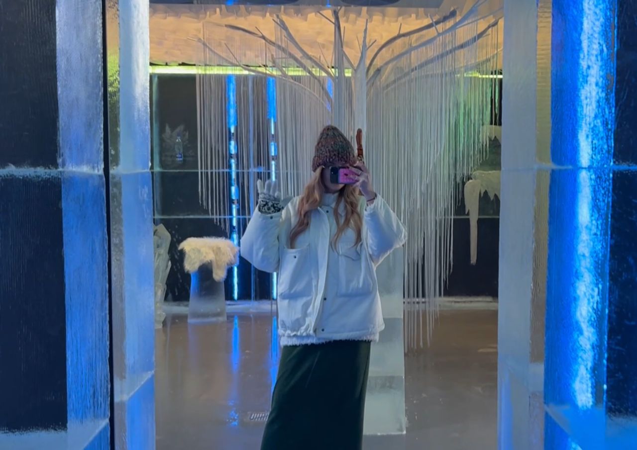 Nowa atrakcja w polskim mieście. Wszystko wykonane jest z lodu