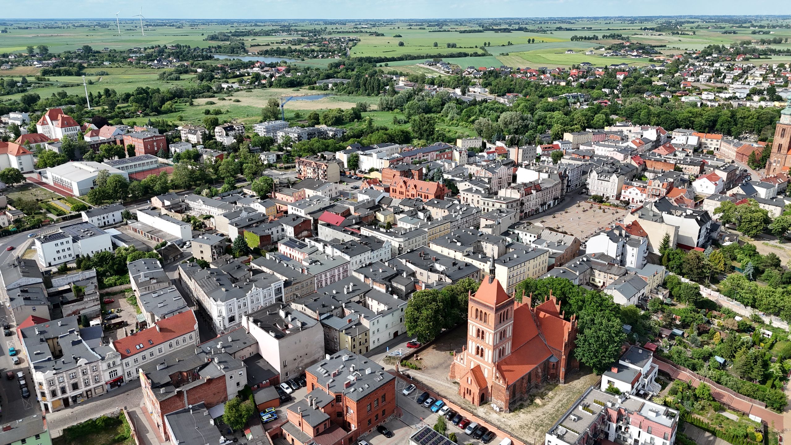Chełmża z lotu ptaka robi wrażenie!