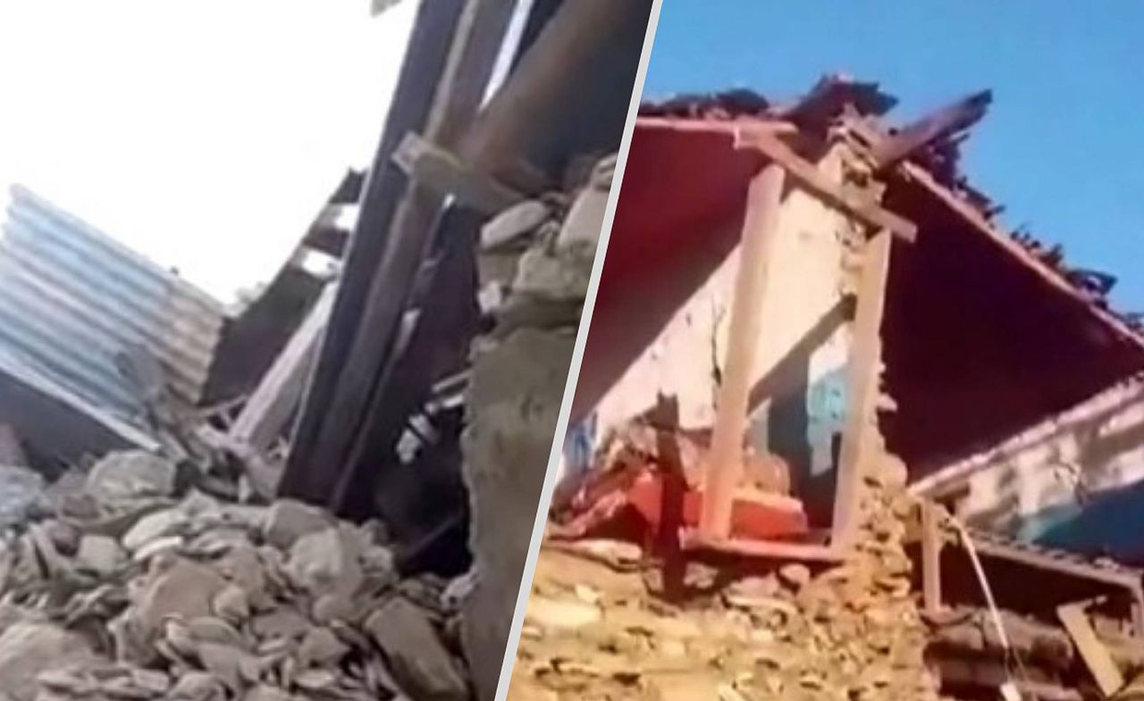 The earthquake in Nepal resulted in over 100 fatalities. Terrifying footage