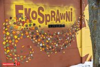 Chodzieskie murale, Chodzież, mural, ceramika, grafika