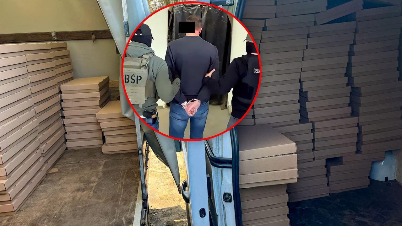 Kartony warte miliony. Hale na posesji były tylko przykrywką