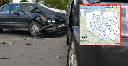 Wakacje 2024. Policja pokazała mapę, tragiczny bilans z polskich dróg