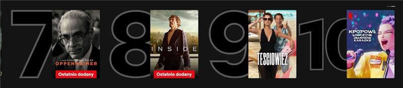 TOP 10 filmów na Netflix w Polsce. Miejsca od 7-10.