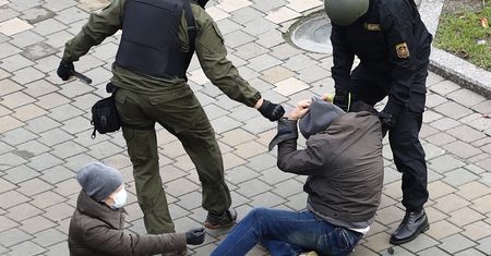 Białoruś. Akcja demonstracyjna w Mińsku. Masowe zatrzymania
