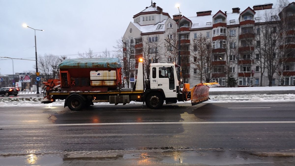 Odśnieżanie ulic Lublina