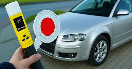 Ponad 3 promile za kierownicą. Płocki policjant w czasie wolnym od służby zatrzymał pijanego kierowcę