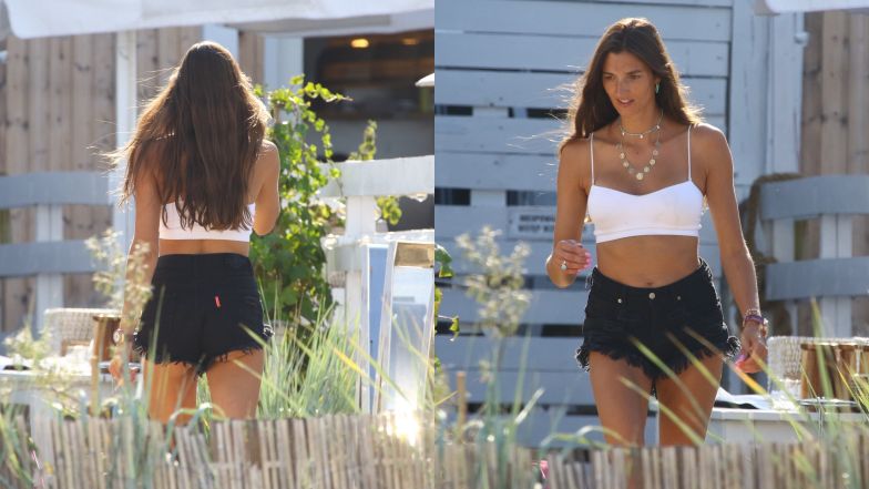 Kamila Szczawińska w Sopocie z mężem i córką