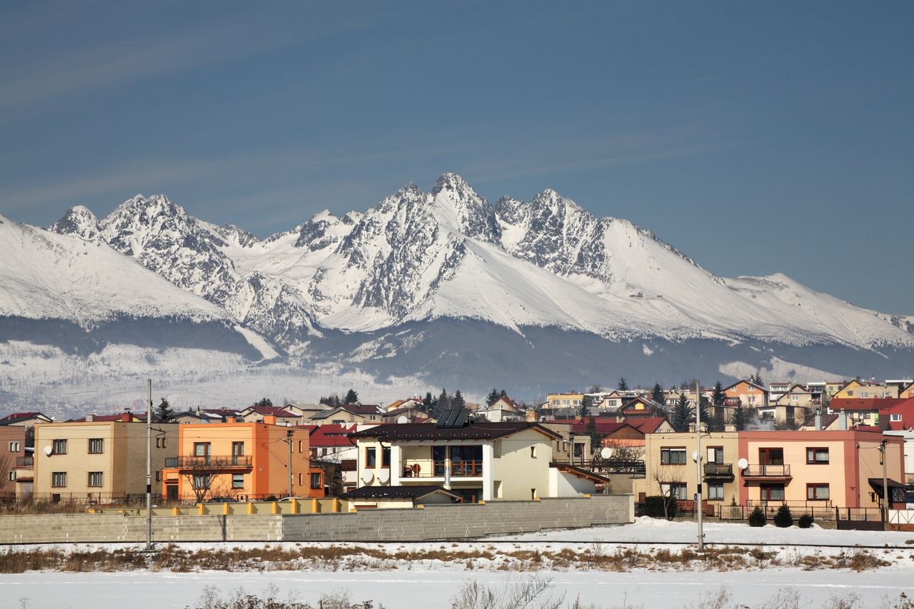 Poprad zimą 