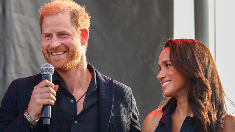 Harry i Meghan obejmują się na koncercie charytatywnym