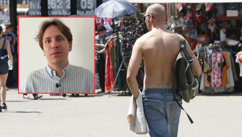 Mandat za chodzenie bez koszulki po mieście? Prawnik zabrał głos