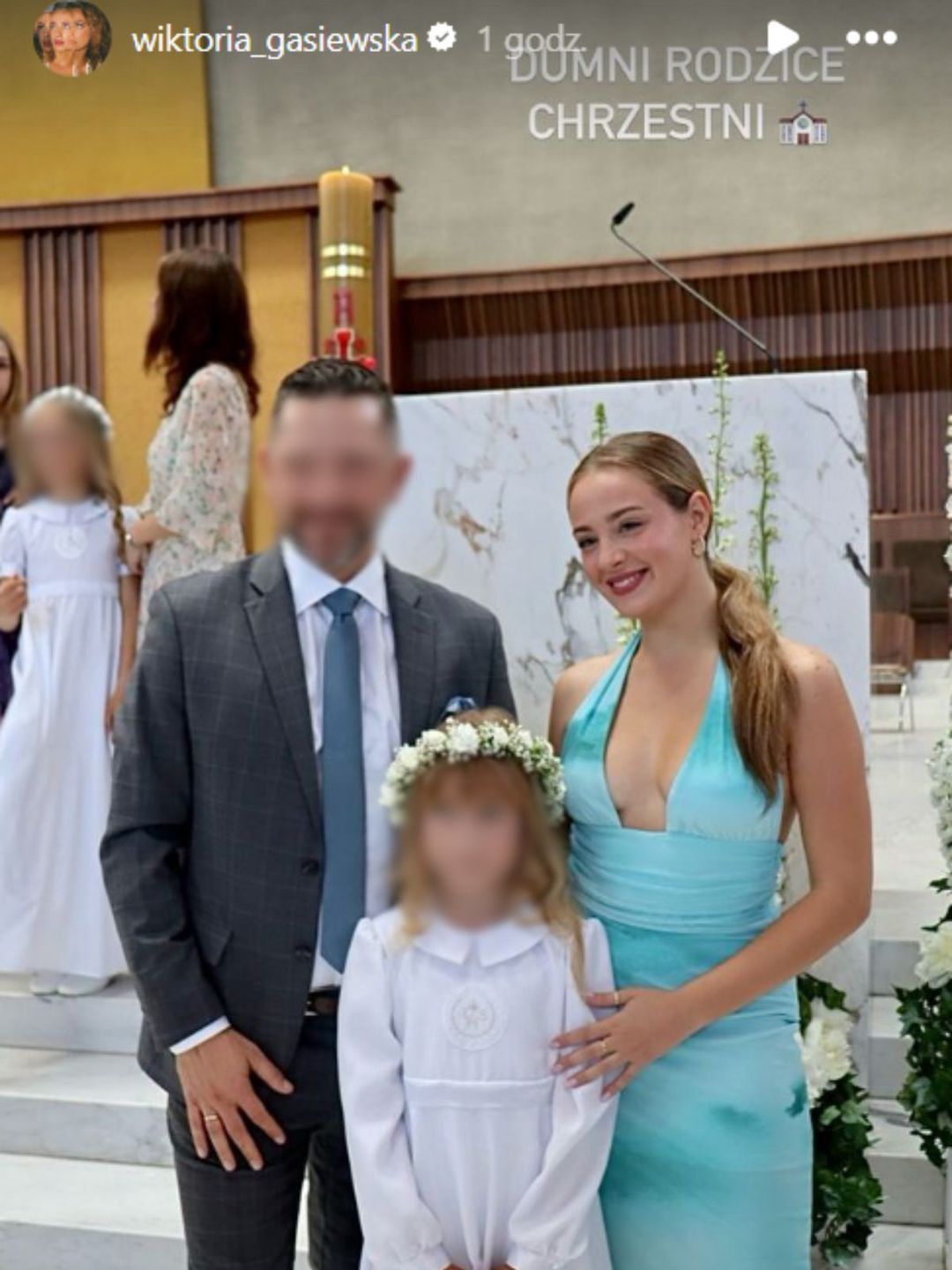 Tak Wiktoria Gąsiewska ubrała się na komunię