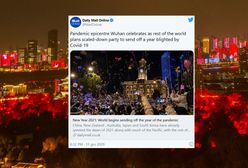 Mieszkańcy Wuhan przywitali Nowy Rok. Na ulicach tłumy ludzi