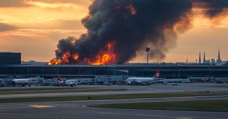 Nowe informacje o pożarze podstacji lotniska Heathrow. "Katastrofalny" – mówi minister energii