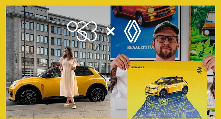 Renault 5 E-Tech electric promowane kampanią z Maciejem Polakiem i Klaudią Fałat