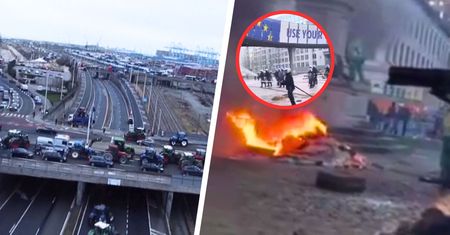 Wielkie protesty rolników w Belgii. Chaos pod budynkiem UE