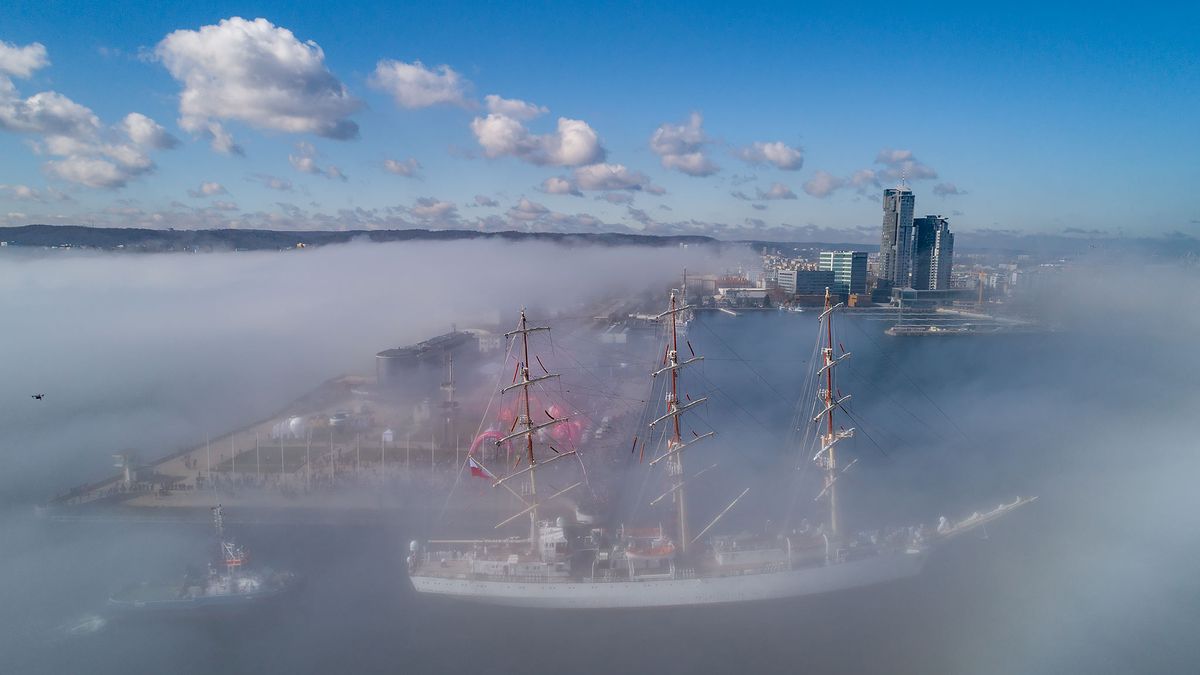 Dar Młodzieży zakończył Rejs Niepodległości. Piękne zdjęcia z powrotu do Gdyni 1