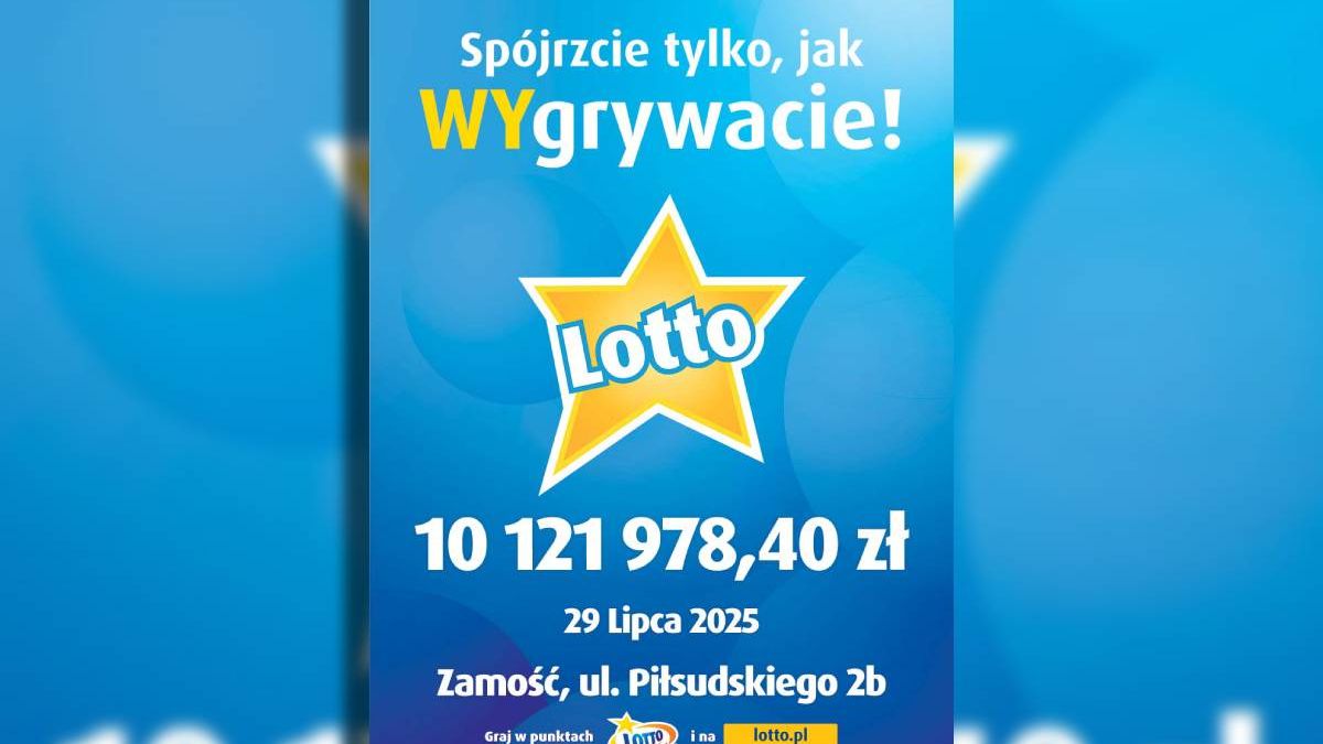 Wygrana w kolekturze lotto w Zamościu