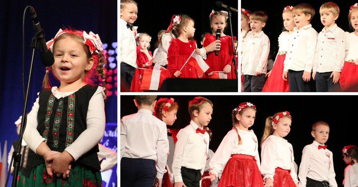 Aleksandrów Kujawski: Dzieci z Przedszkola Sióstr Służebniczek uczciły Dzień Niepodległości. Wzruszający występ w MCK