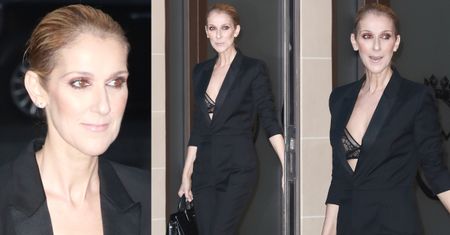 Celine Dion chwali się stanikiem na ulicy