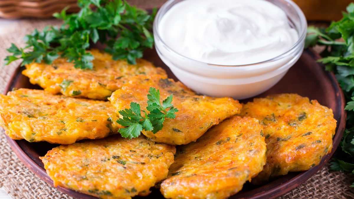 Placuszki dyniowo-ziemniaczane