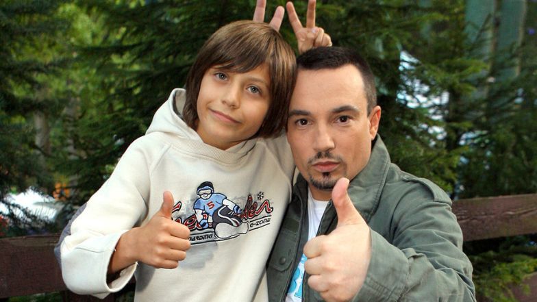 Jacek ze swoim synem